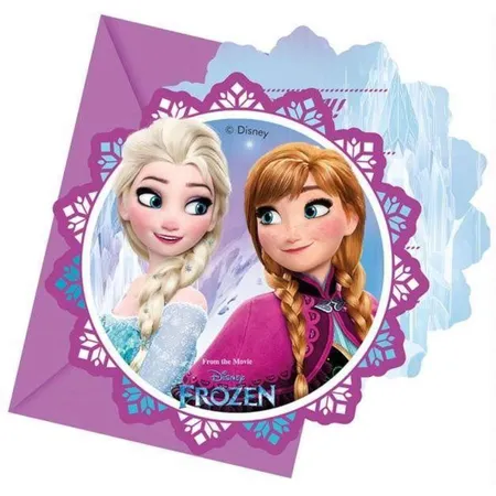 Procos Einladungskarten Frozen 6 Stück