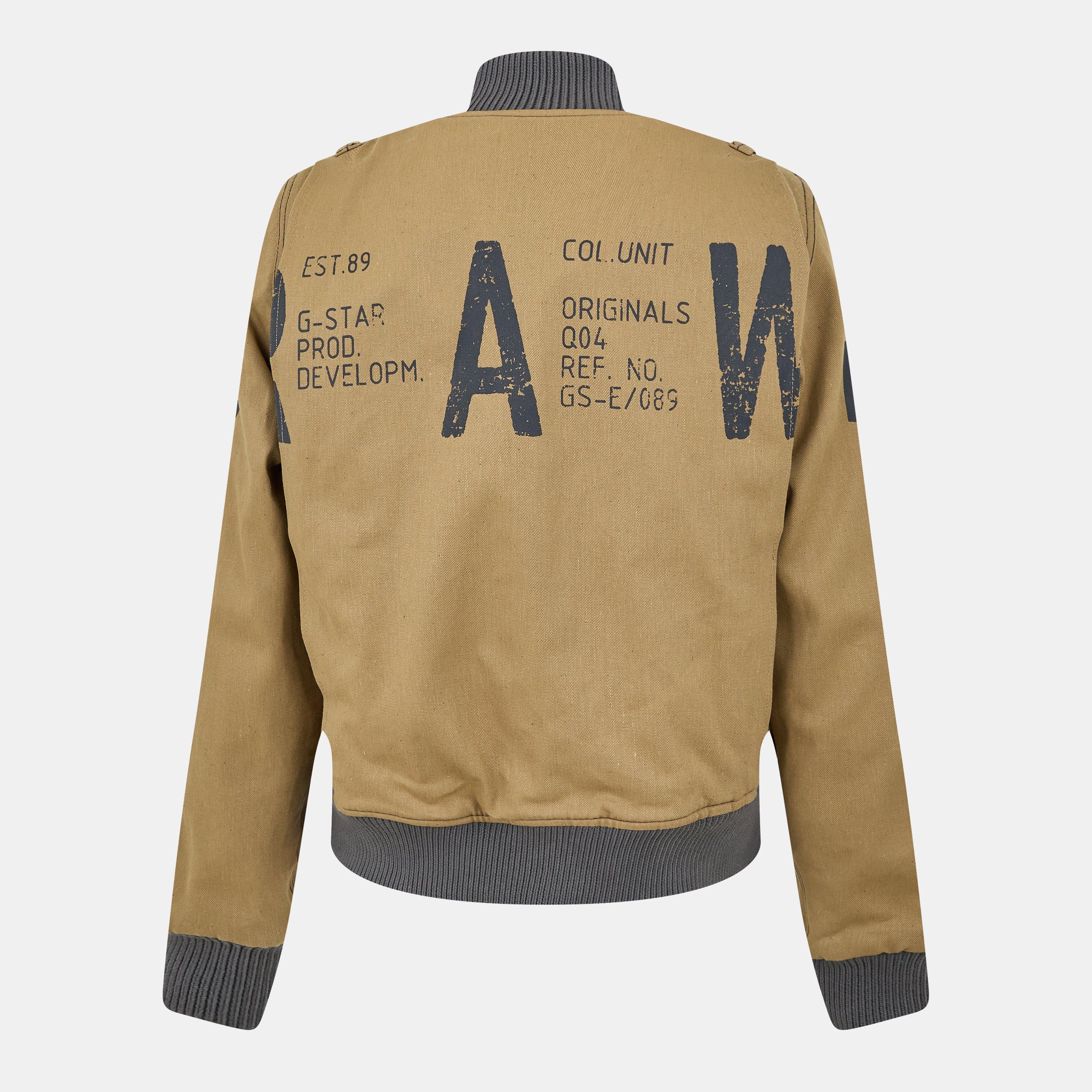 G Star E Selvedge Bomber Jacket