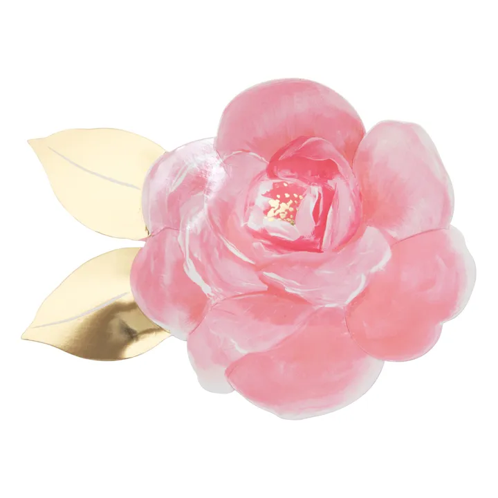 Meri Meri Assiettes en carton Jardin de Roses - Set de 8