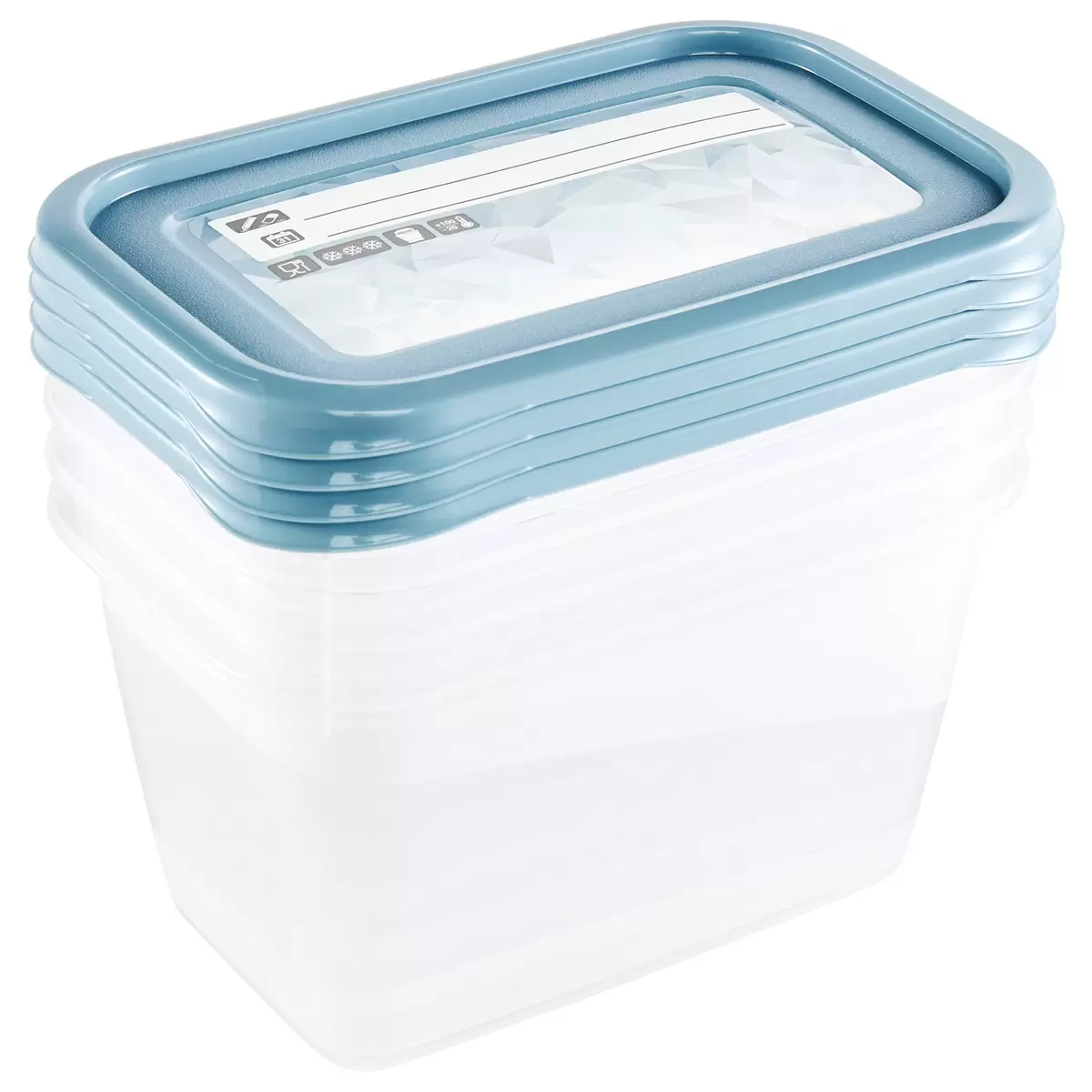 Frischhaltebox 4er Set Mia Transparent