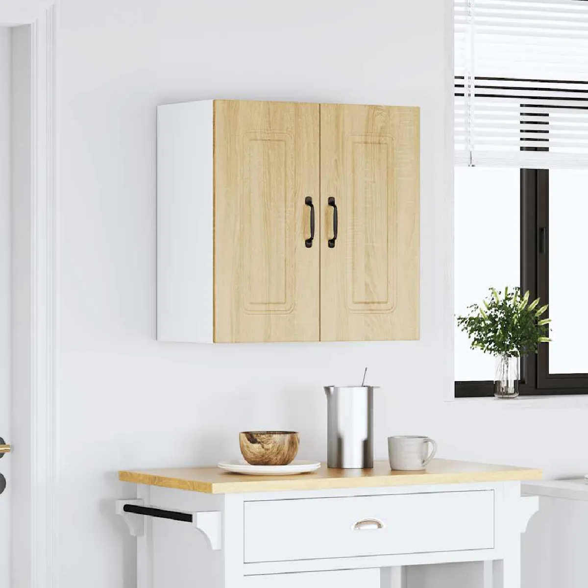 Vidaxl Armoire Murale Cuisine Kalmar - Chêne Sonoma