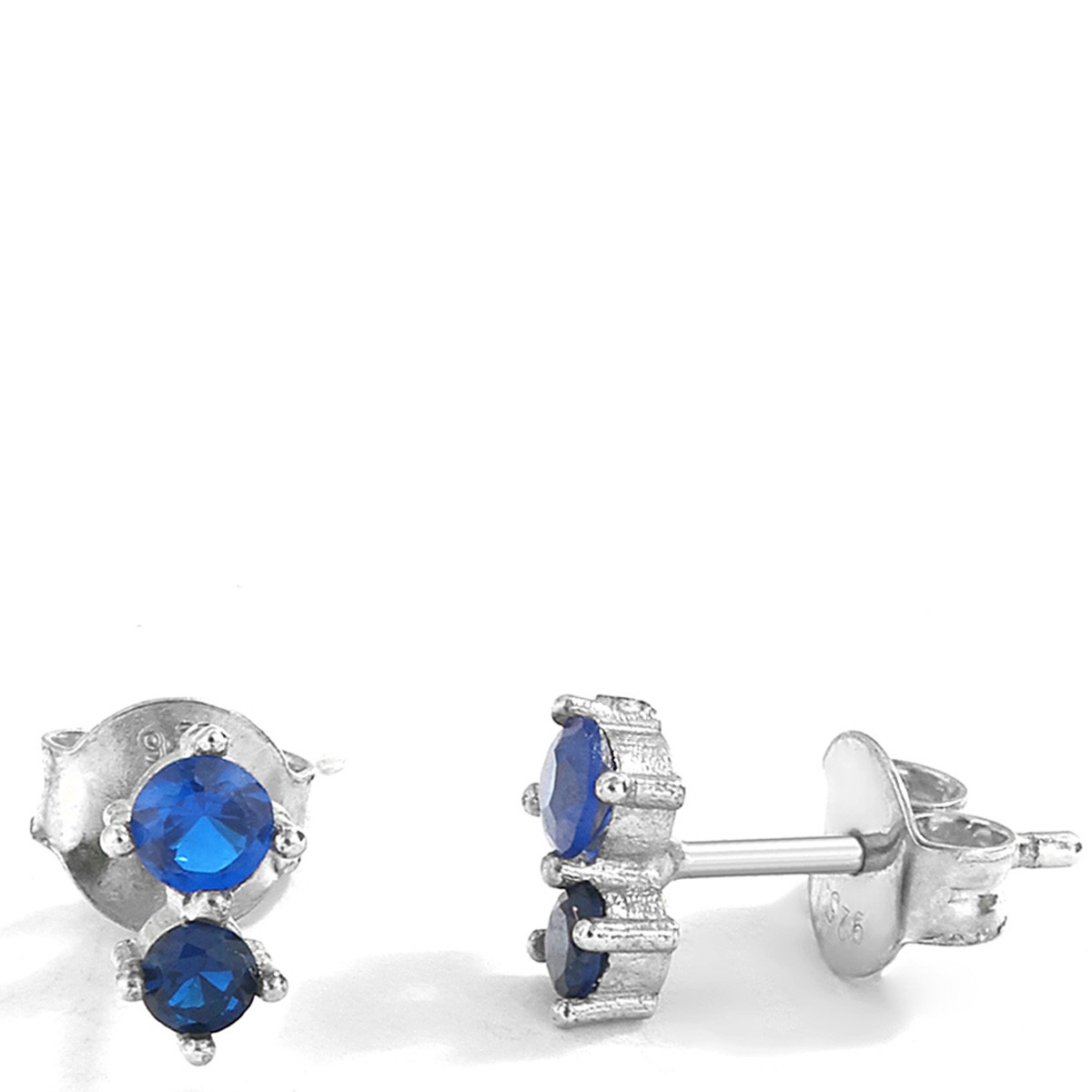 Boucles d'oreilles - Argent 925/000 & zircons