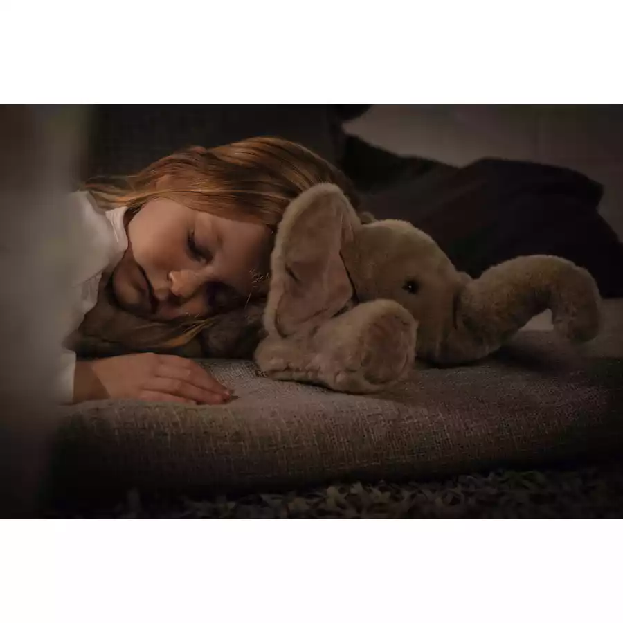 Steiff Elefant Trampili grau liegend, 42 cm