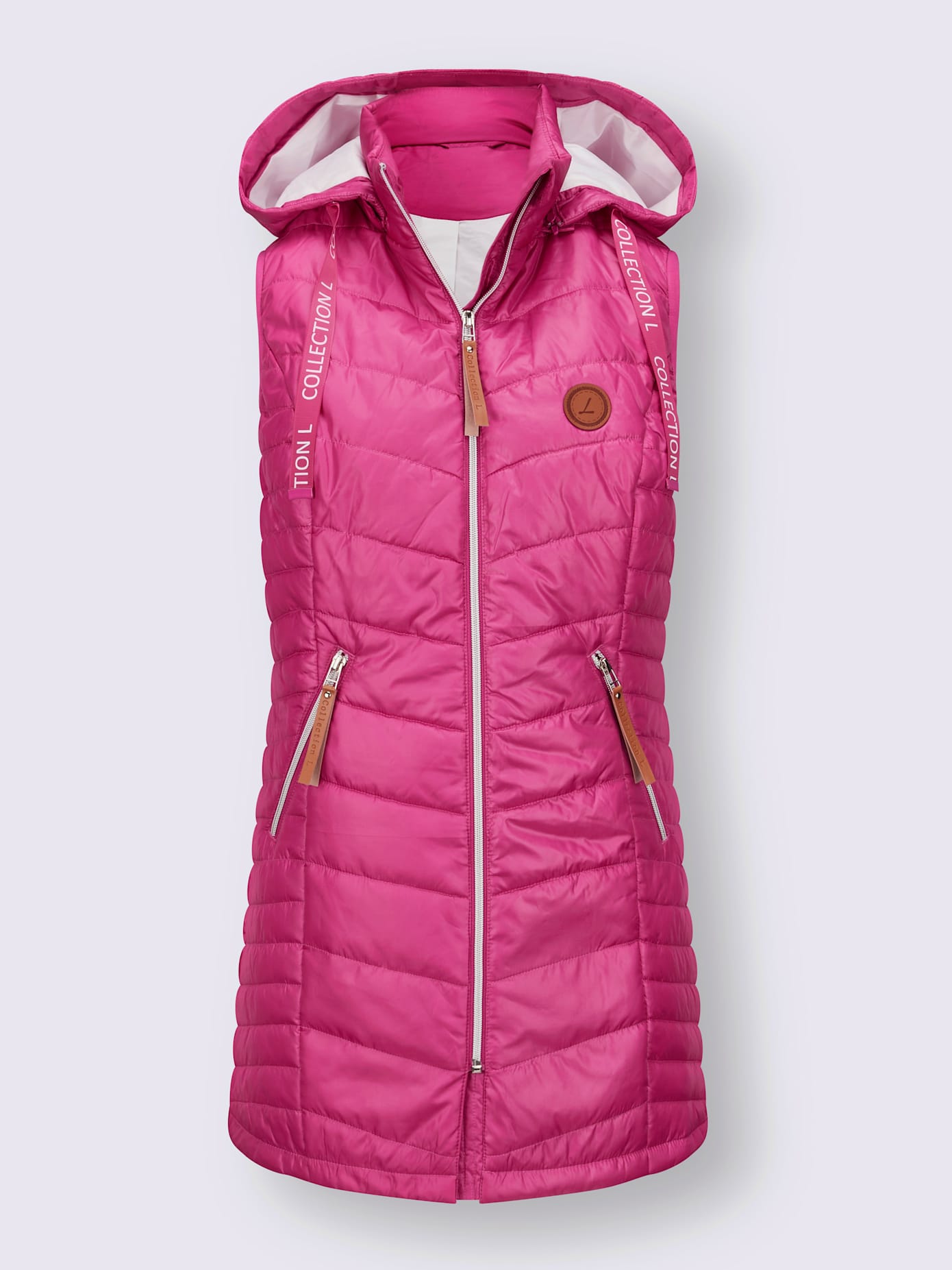 Gilet matelassé long coupe longue tendance