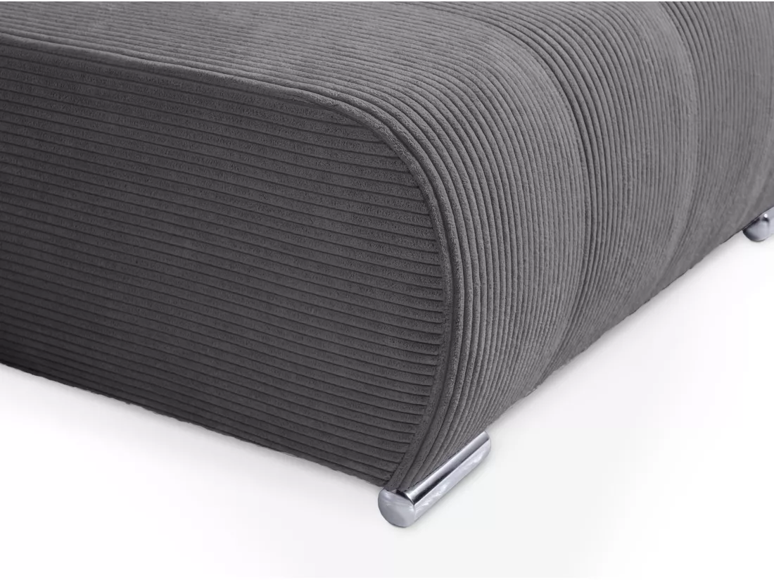 CANAPÉ D'ANGLE avec coffre de rangement Tragel L, gris foncé