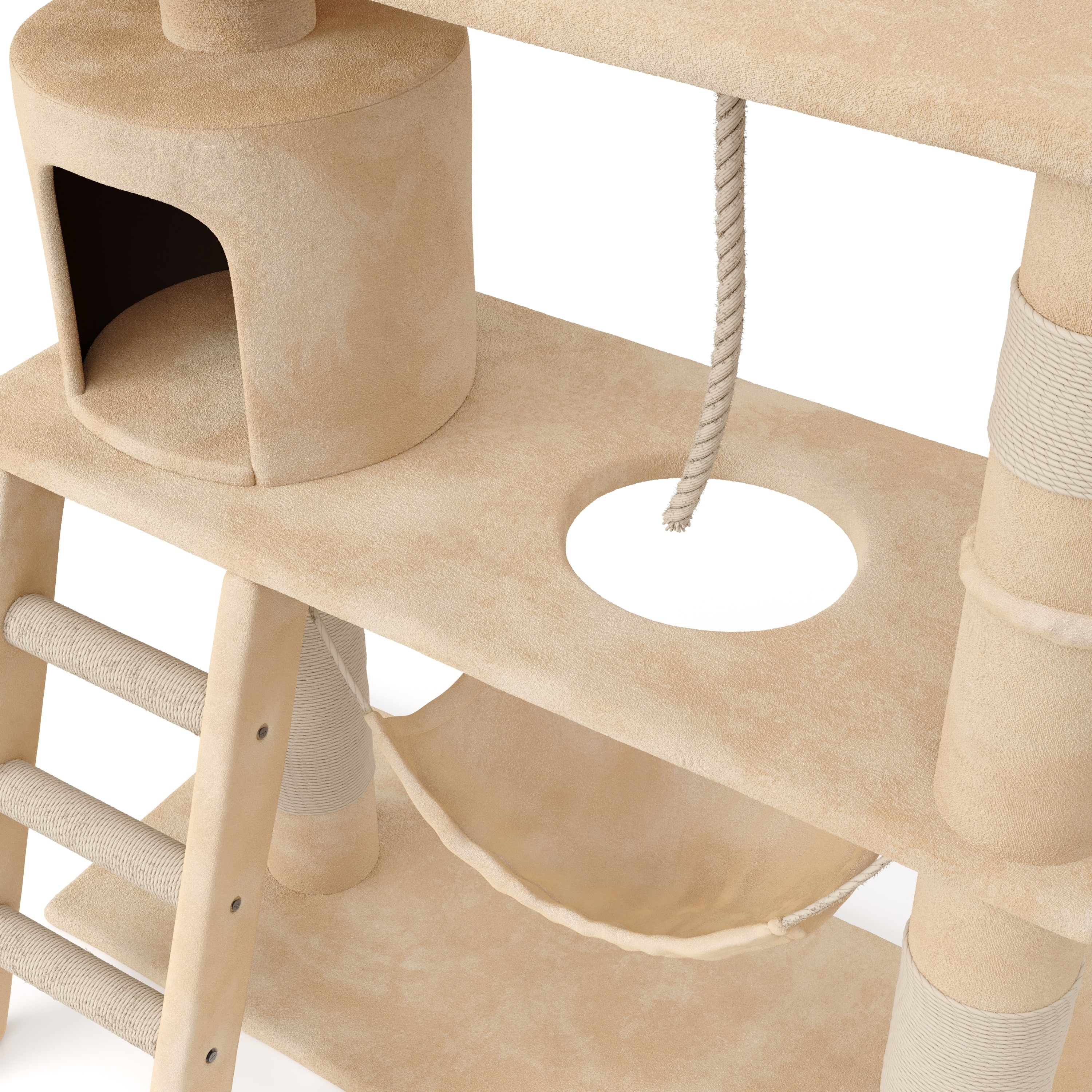Katzenbaum SIMBA 141 cm beige