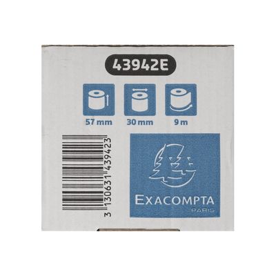 Exacompta - 20 Bobines thermiques - rouleaux caisses - 57 x 30 x 12 mm