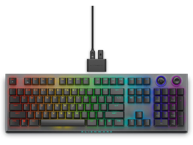 Dell Gaming-Tastatur Alienware AW920K US-Layout Alienware Wireless-Tri-Mode-Gamingtastatur