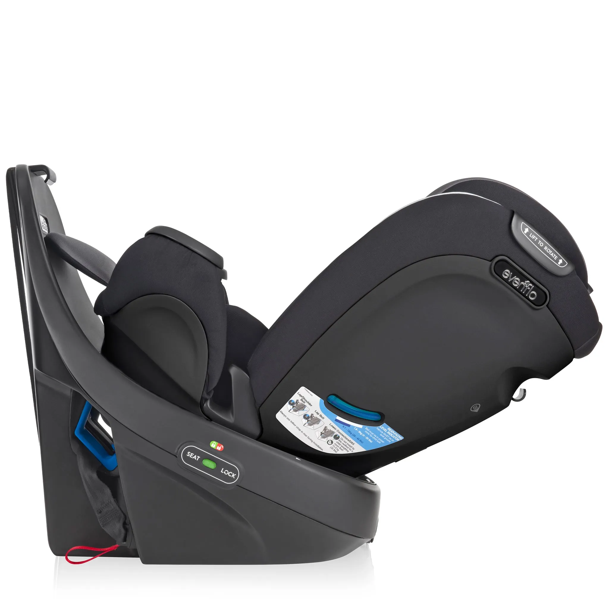 Evenflo Siège d’Auto tout-en-un rotatif Revolve360 - Amherst Gris