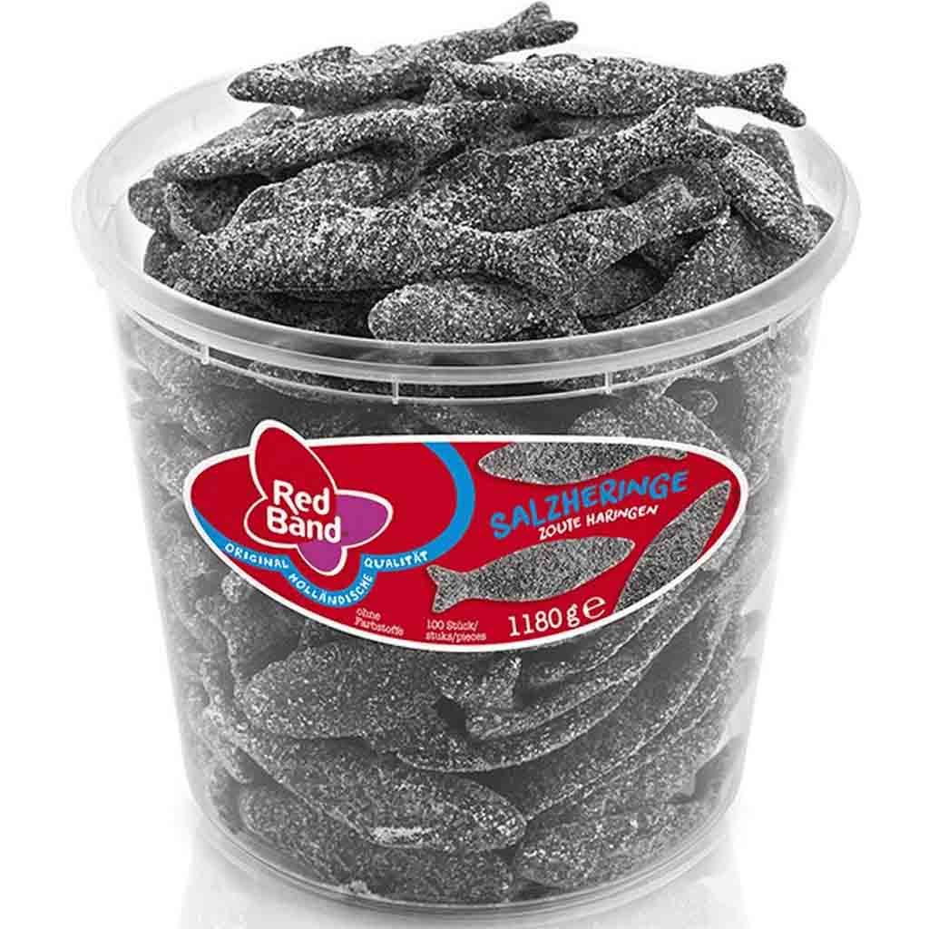 Red Band Lakritz Salzheringe 100er 1180g MHD:11.11.25