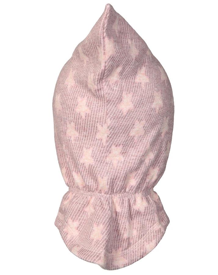 Schlupfmütze STERNE gefüttert in rosa