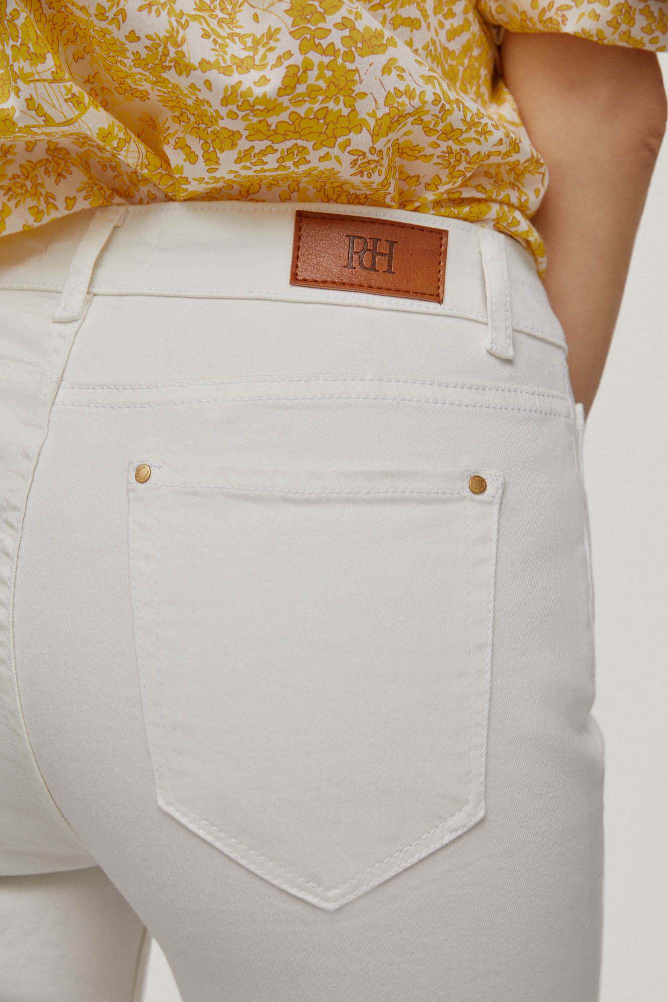 Calça jeans flare de 5 bolsos - Raw