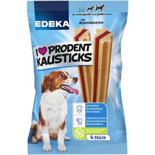 EDEKA I Love Prodent Kausticks 4 Stück
