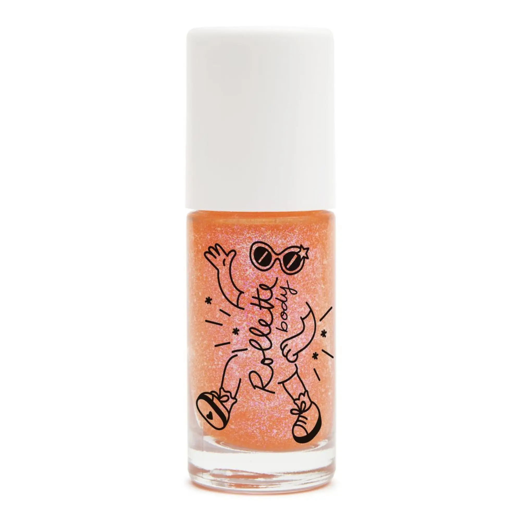 Nailmatic - Body Rollette Gel corps pailleté Pêche - Soin