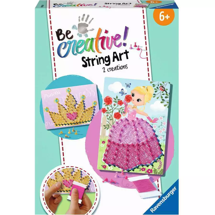 Ravensburger BeCreative String Art Princess bunt