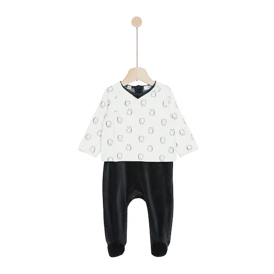 Milk Caramel Pyjama + Veste   Gris        de               Marèse