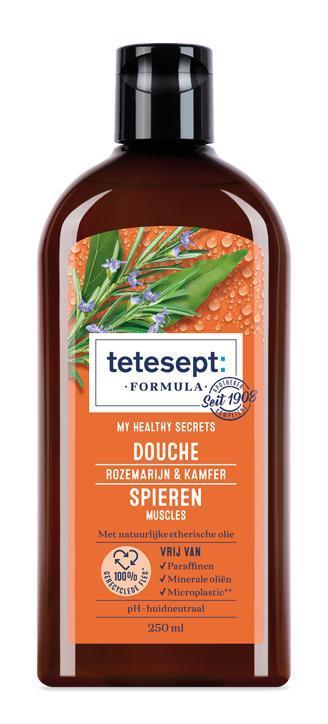 Tetesept Spieren Douchegel Met Rozemarijn En Kamfer 250 ML