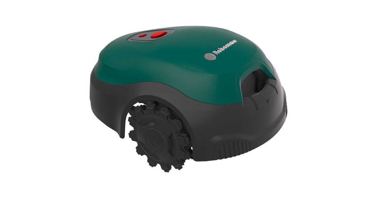 RobomowRT300 robotmaaier  (Donkergroen/zwart, 300 m², Incl. Basisstation, Bluetooth LE, Tweedekans)