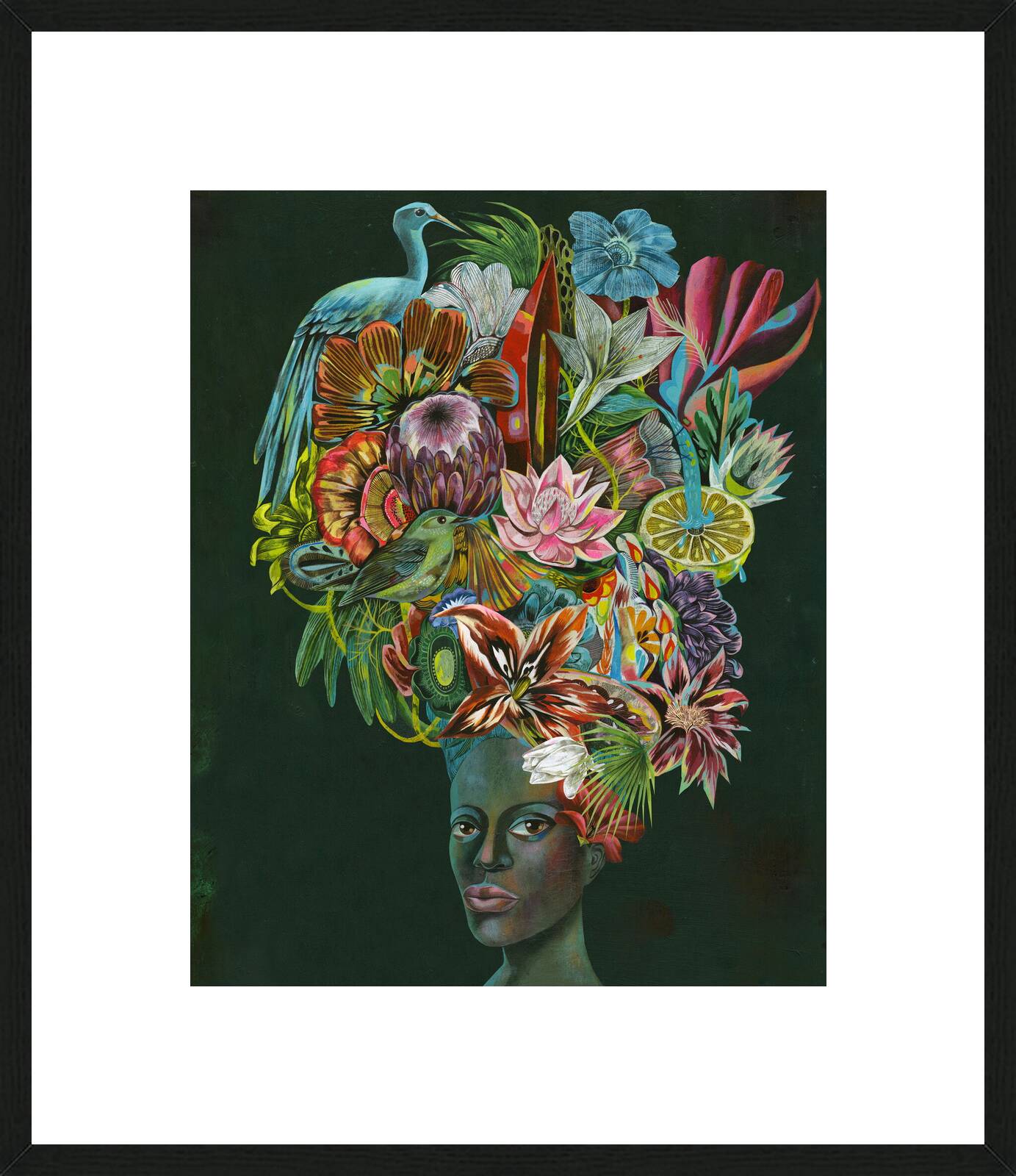 Southafrican Antoinette by Olaf Hajek - Limited Edition. Edition of: 150. Signed.