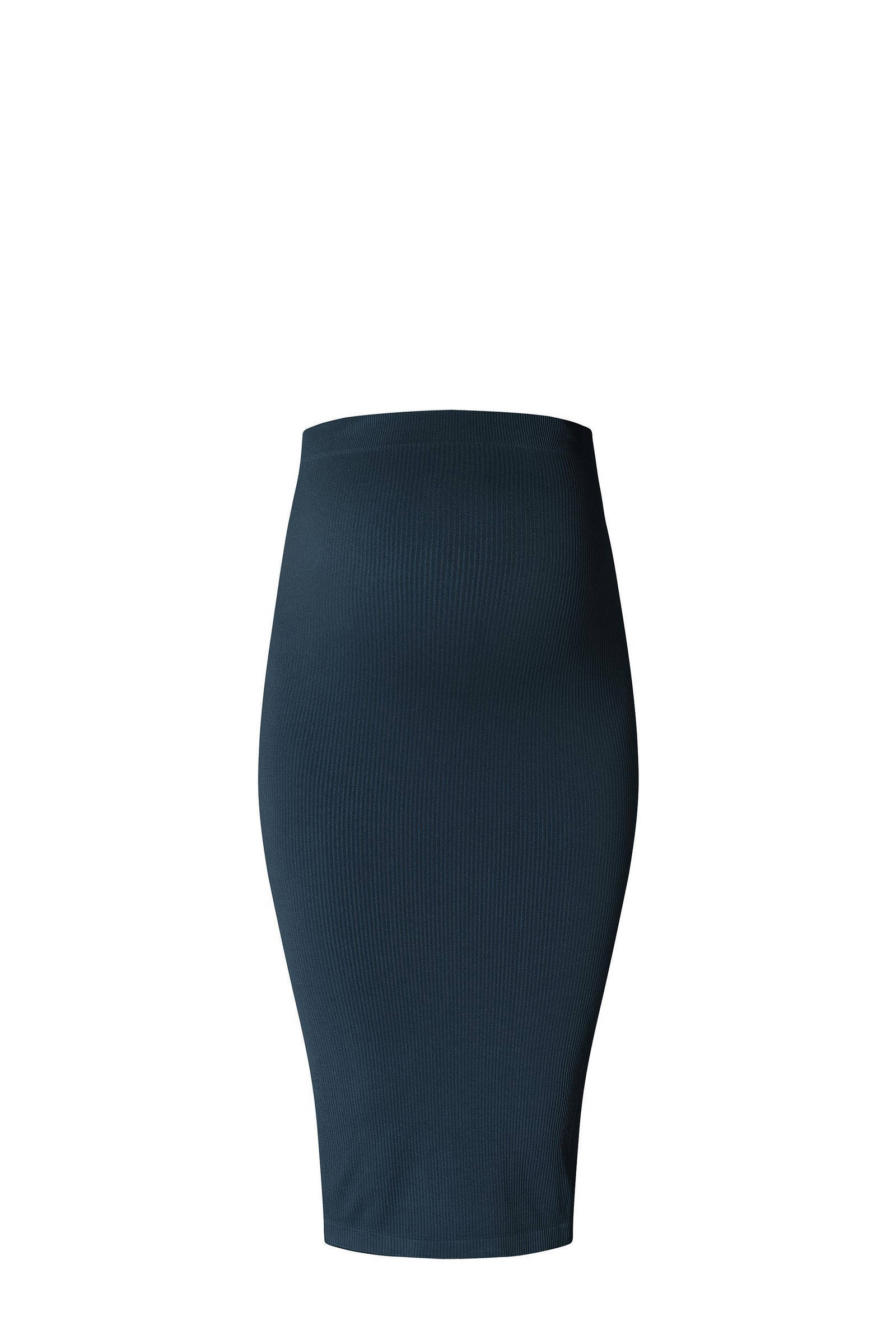 Noppies ribgebreide zwangerschapsrok Ema donkerblauw