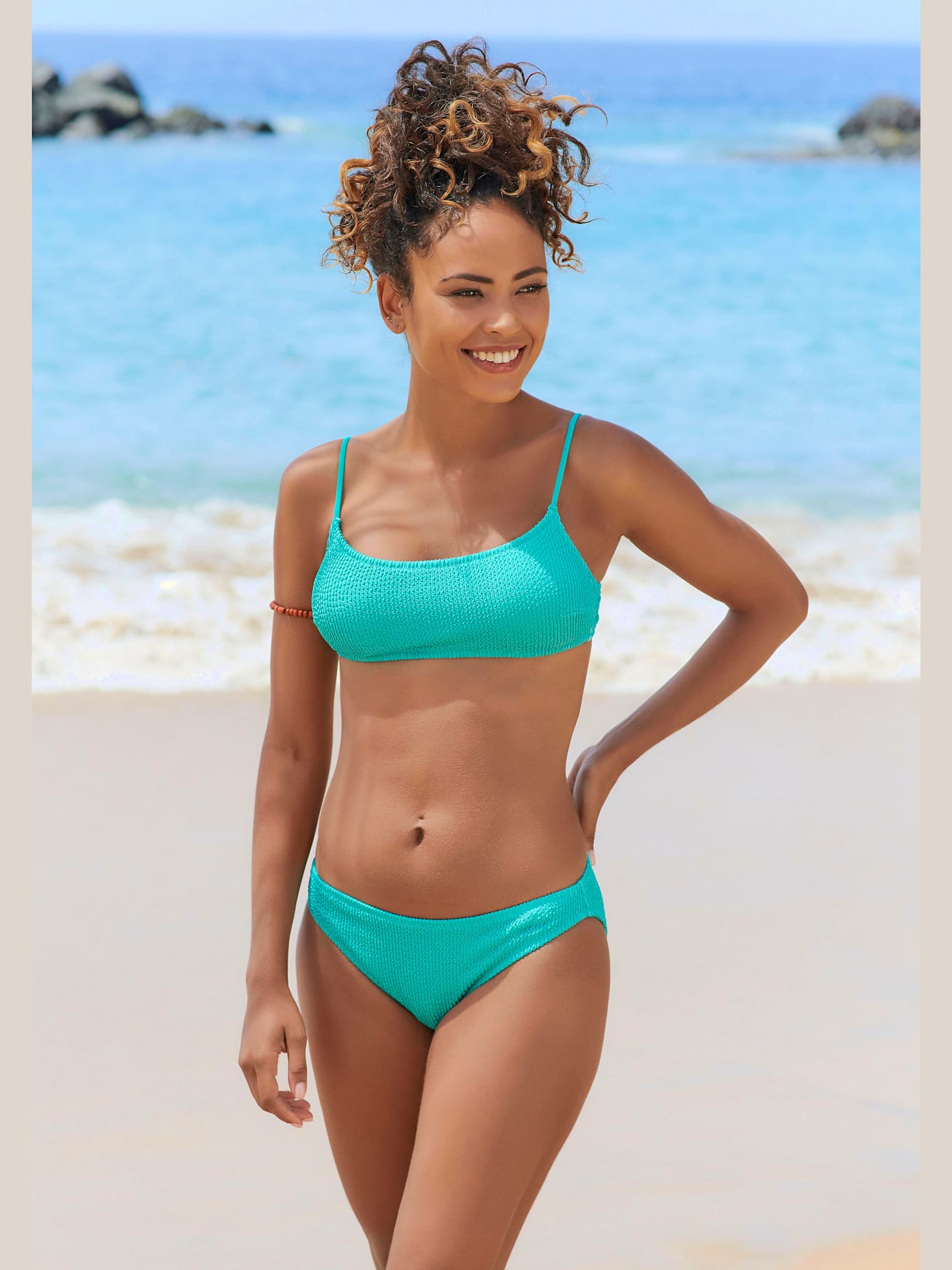 Haut de bikini bustier qualité structurée moderne