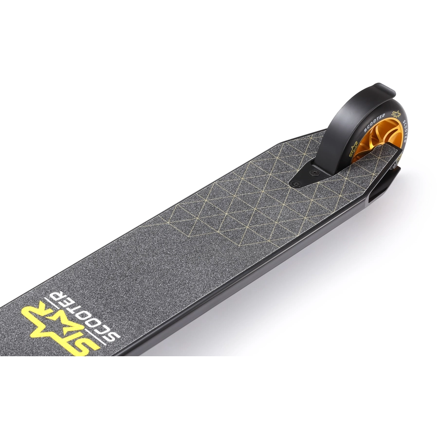 Star Scooter Roller Stunt Trick 110mm Semi Prof schwarz, gold