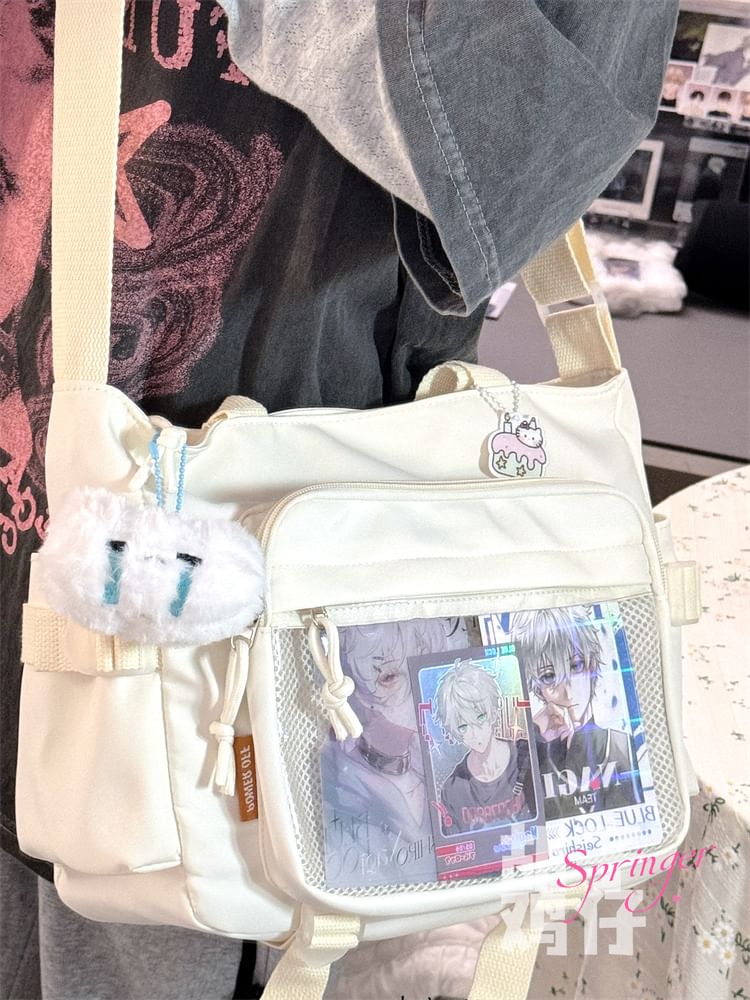 Anchara - Crossbody-draagtas met transparant paneel