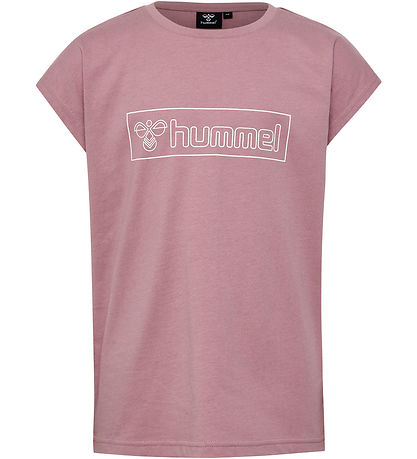 Hummel T-shirts - 2er-Pack - hmlBoxline - Grey Melange/Holzrose