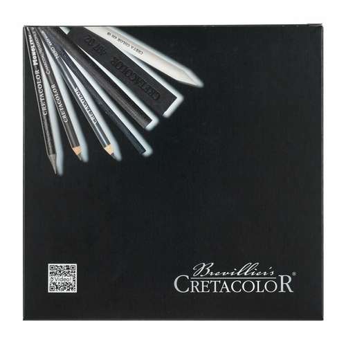 CRETACOLOR® Kohle- und Zeichenset, 20er-Geschenke-Box