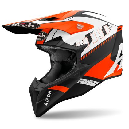 Casque cross Airoh WRAAAP - FEEL 2024 - Orange