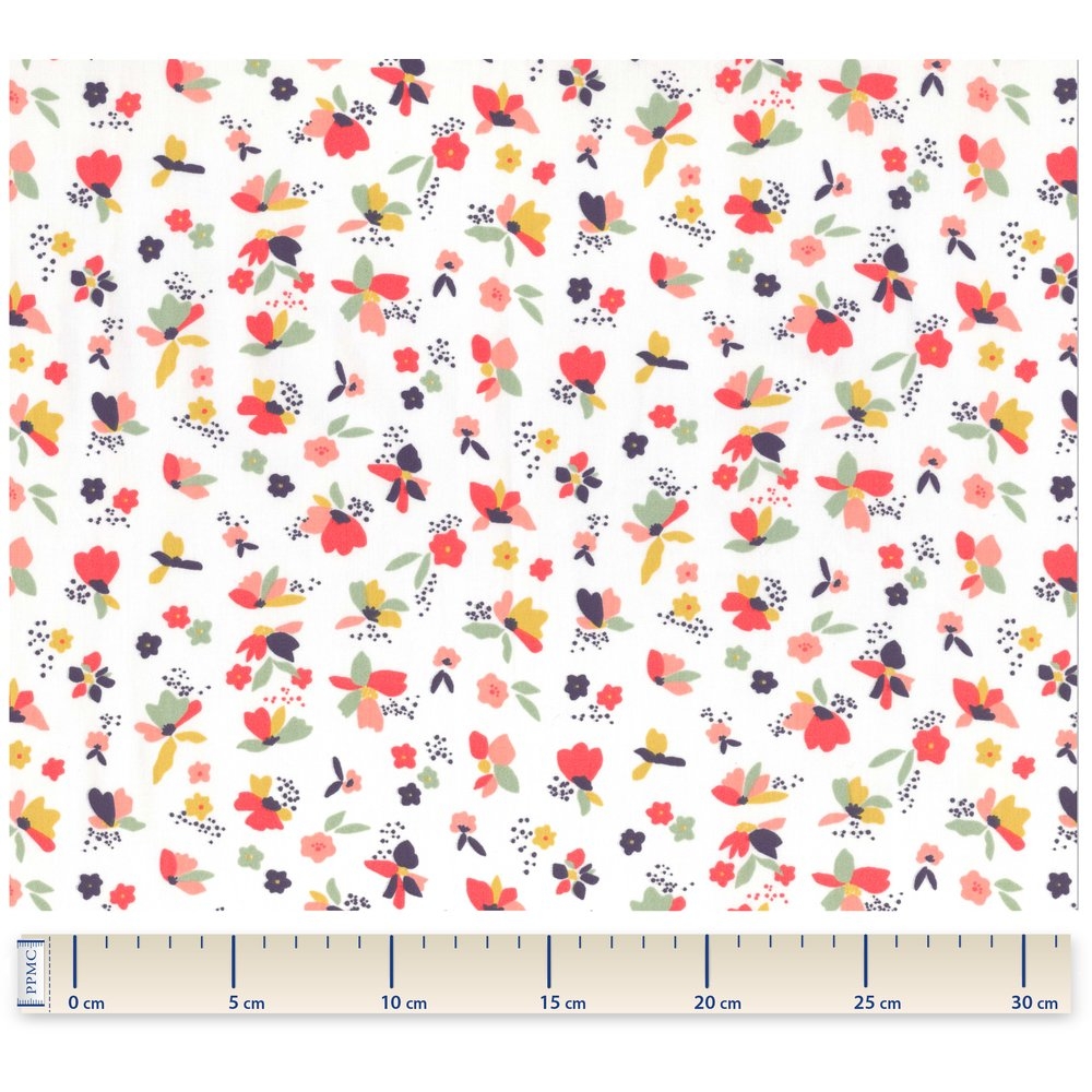 Tissu Coton Au Mètre Reveil Printanier