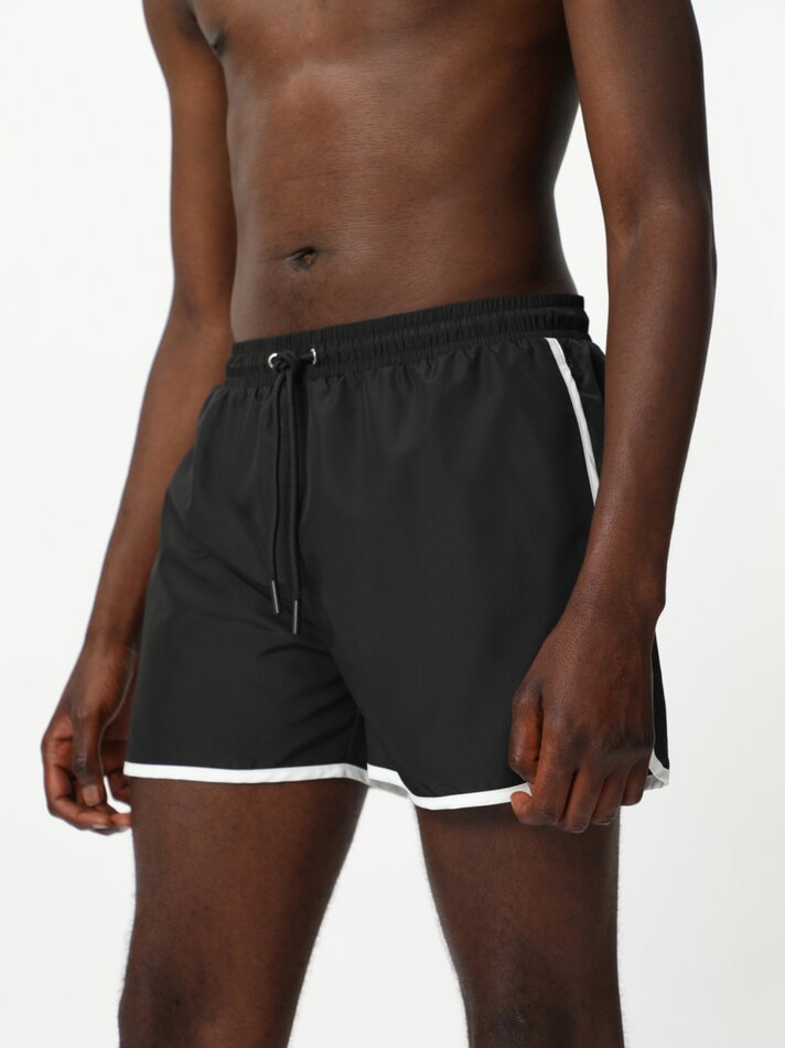 Maiô básico vintage - Preto