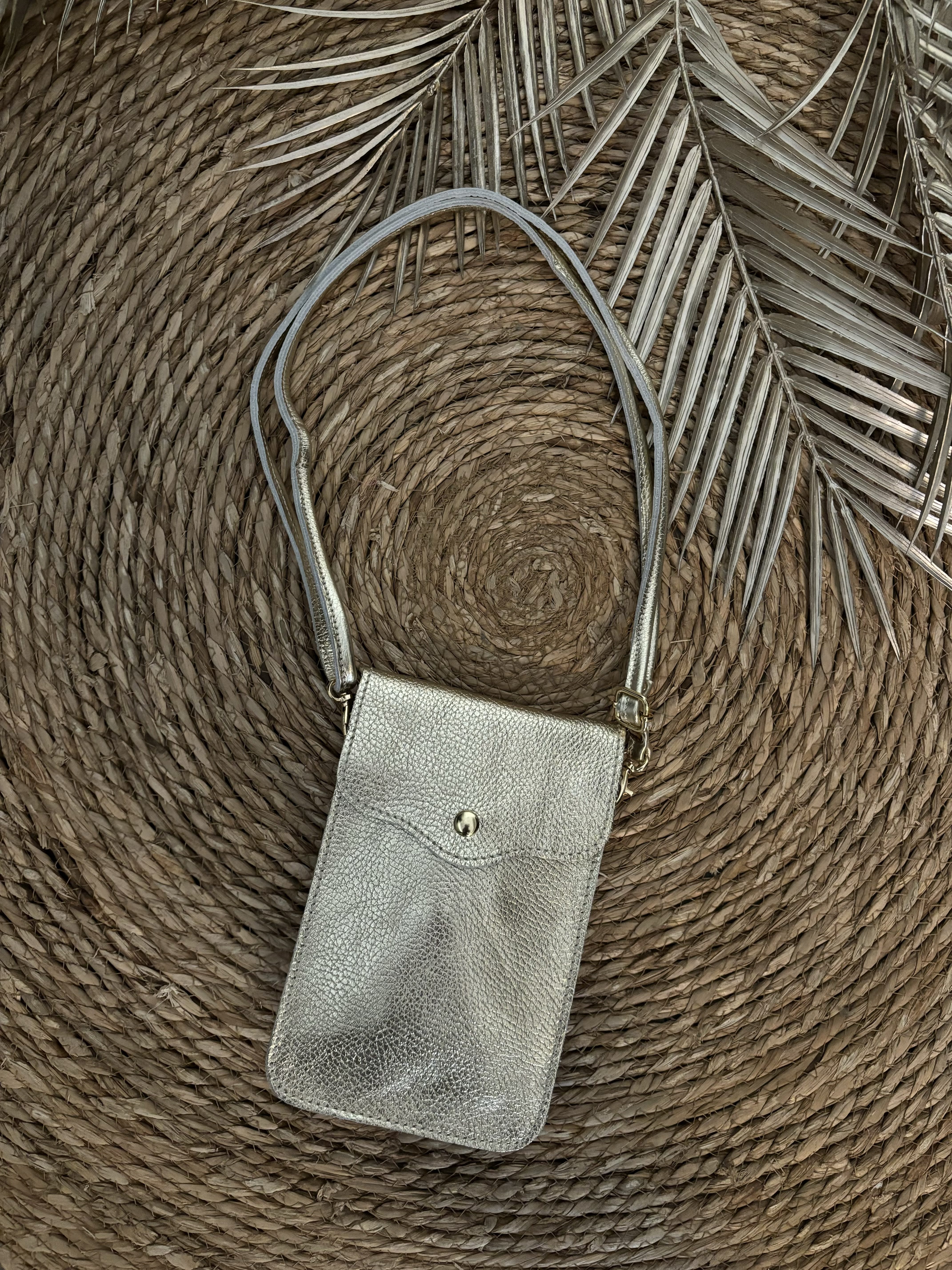 Nora Phone Bag Big - Goud