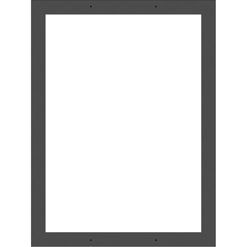 Vitrine d'affichage intérieur cadre aluminium anthracite