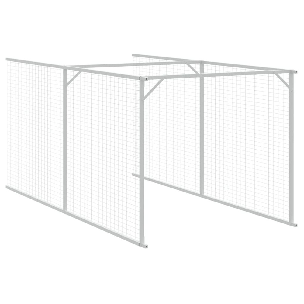 Niche pour chien avec toit gris clair 117x813x123 cm