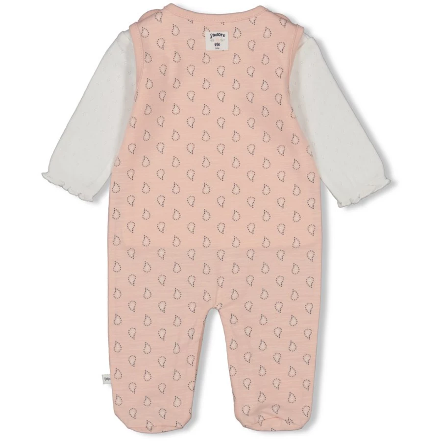Feetje Strampler 2-tlg. Pretty Paisley Roze