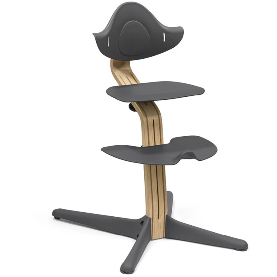 STOKKE® Nomi® Hochstuhl Eiche   anthrazit