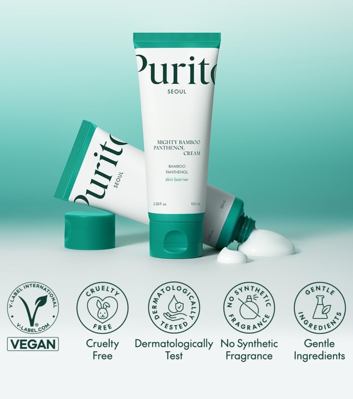 Purito - *Mighty Bamboo* - Creme facial com Pantenol