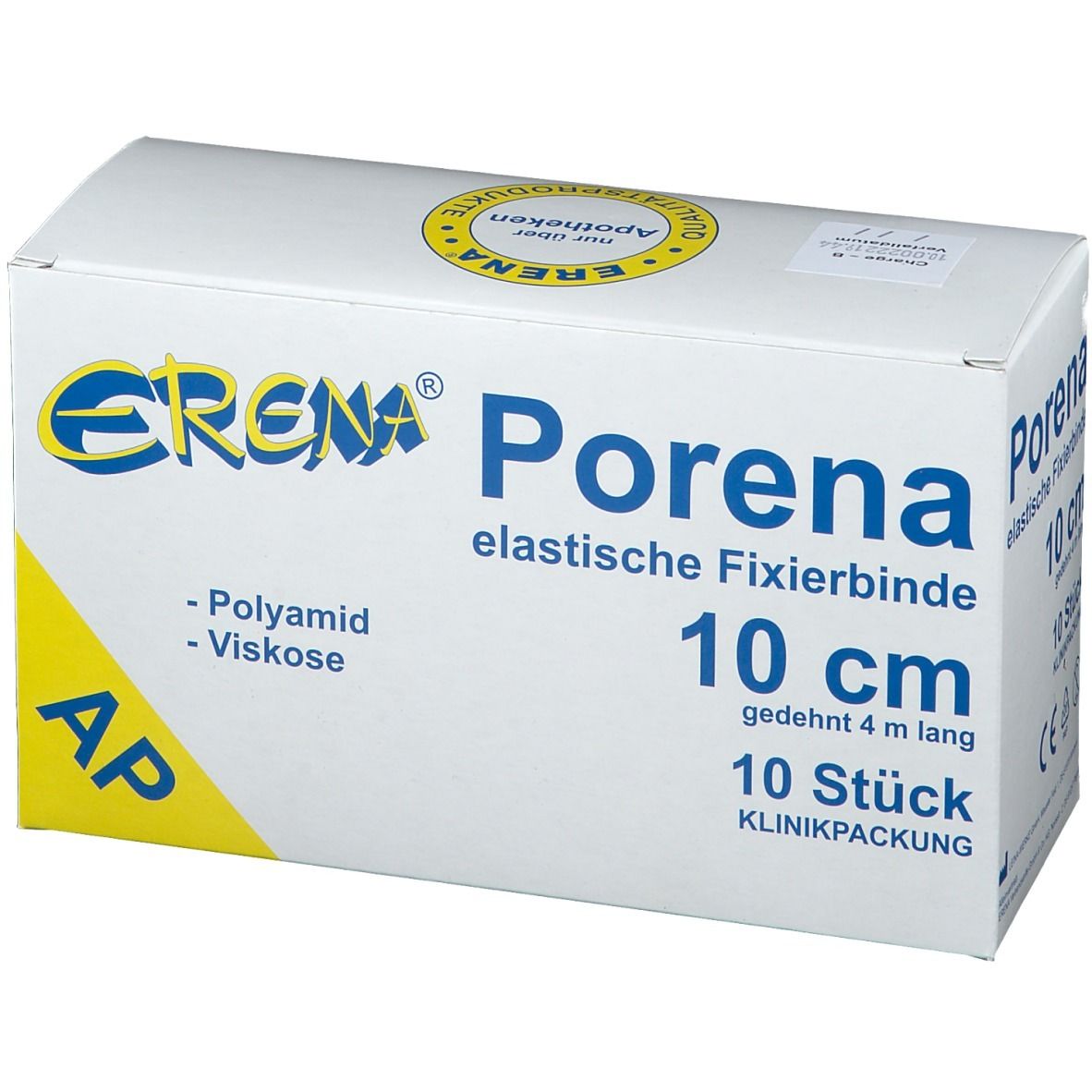 ERENA® Porena elastische Fixierbinde 10 cm x 4 m