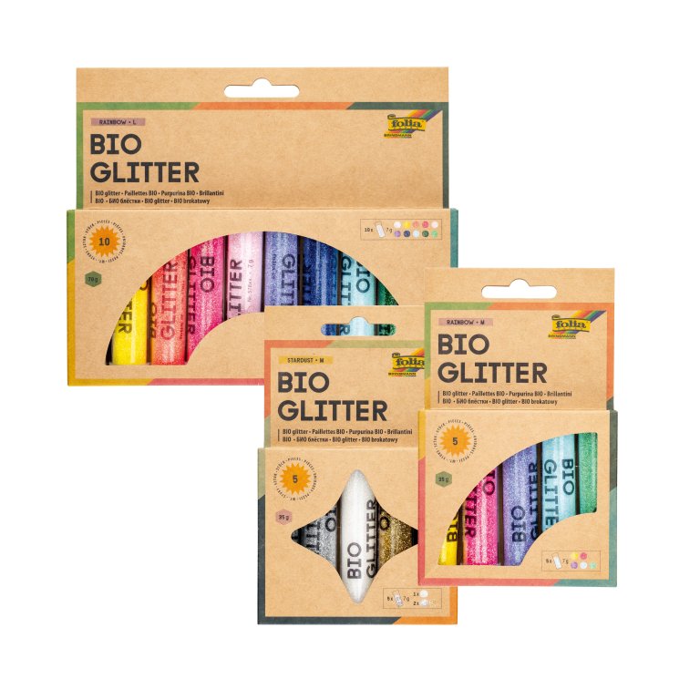 Bio Glitzer, Set