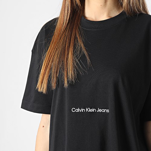 Robe Tee Shirt Femme 0742 Noir