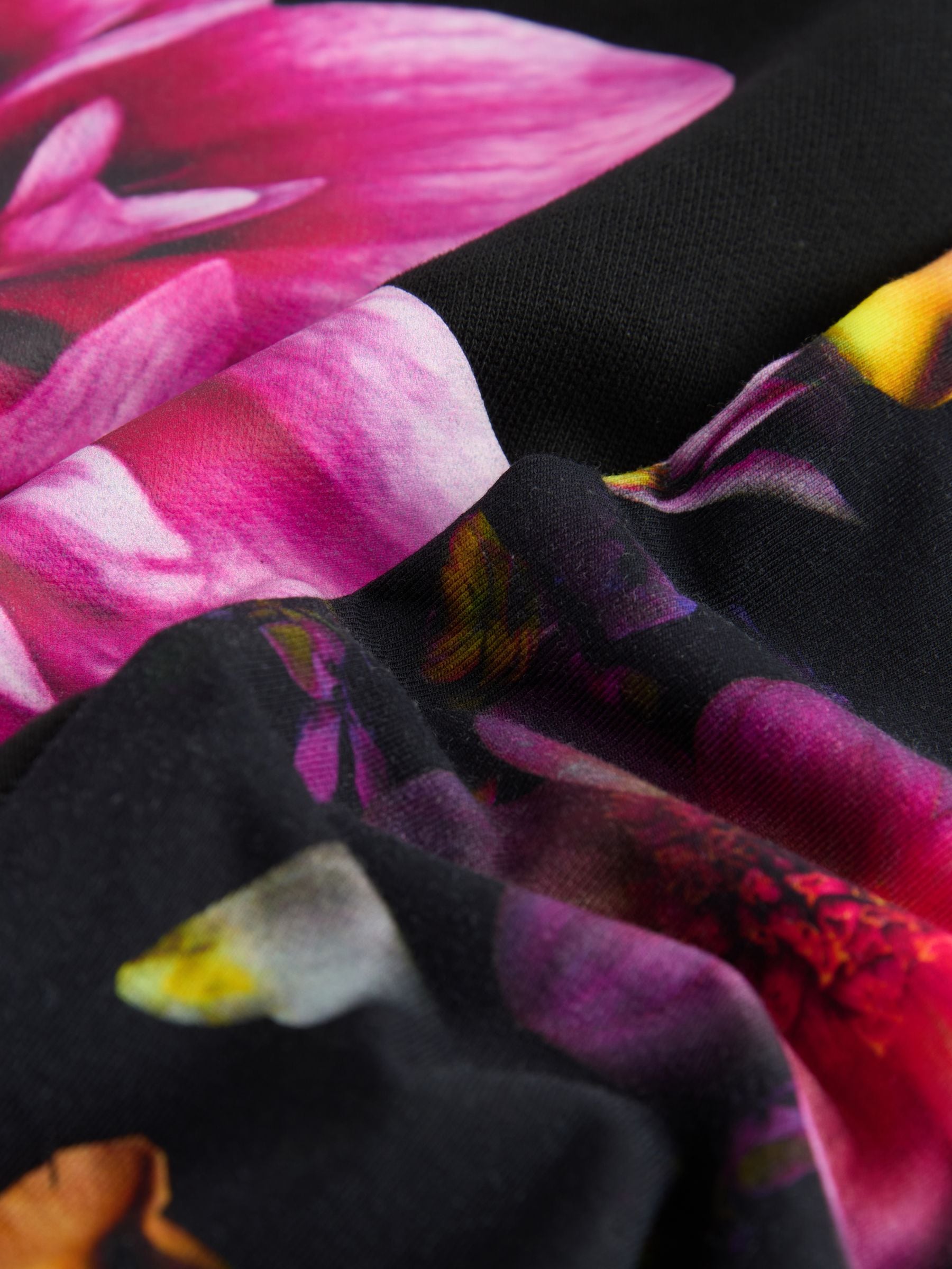 Baker by Ted Baker Flower Print Black Sweatshirt and Leggings Set 2 Piece