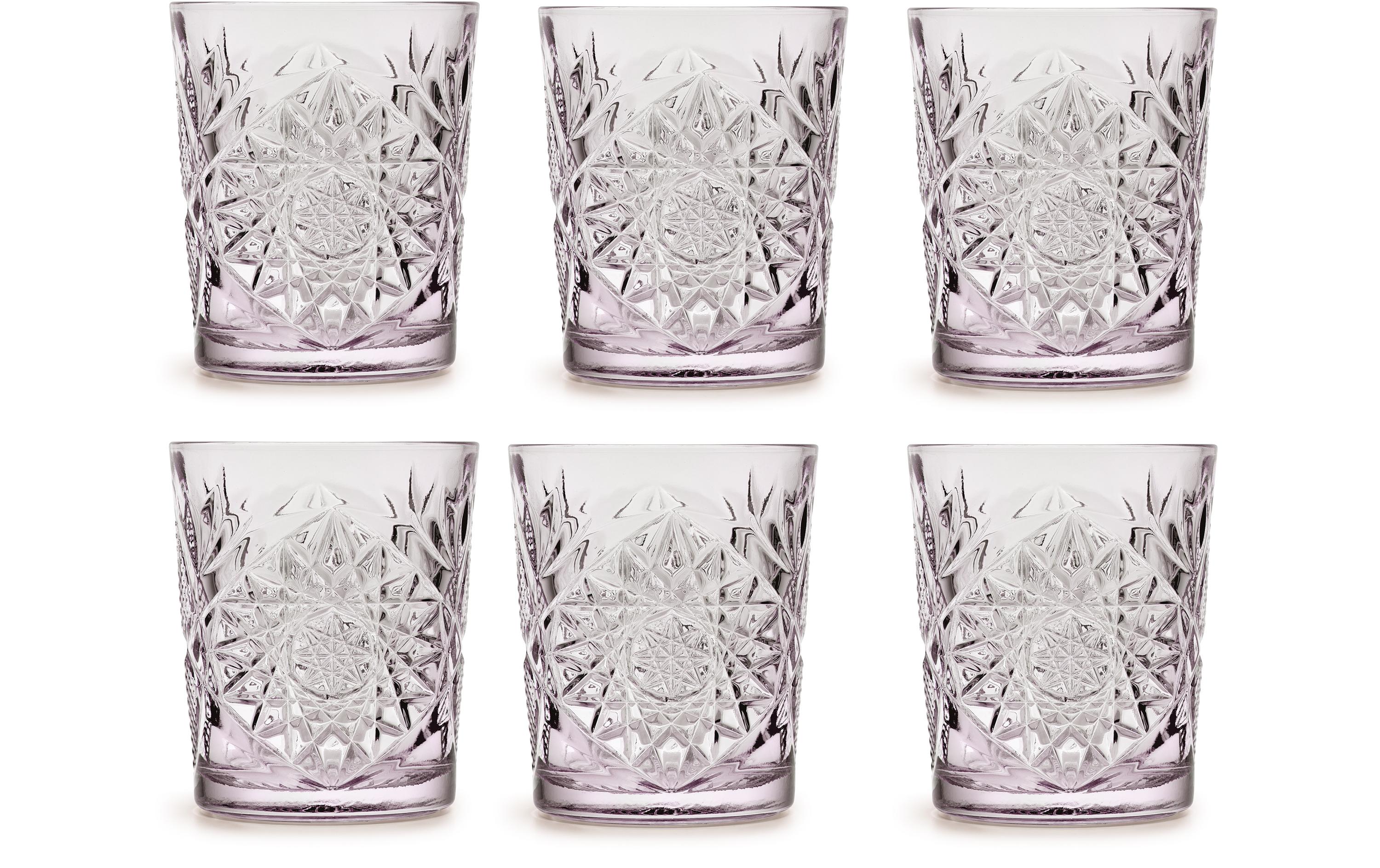 Gin Glas Hobstar 350 ml, 6 Stück, LavendelBecher Hobstar