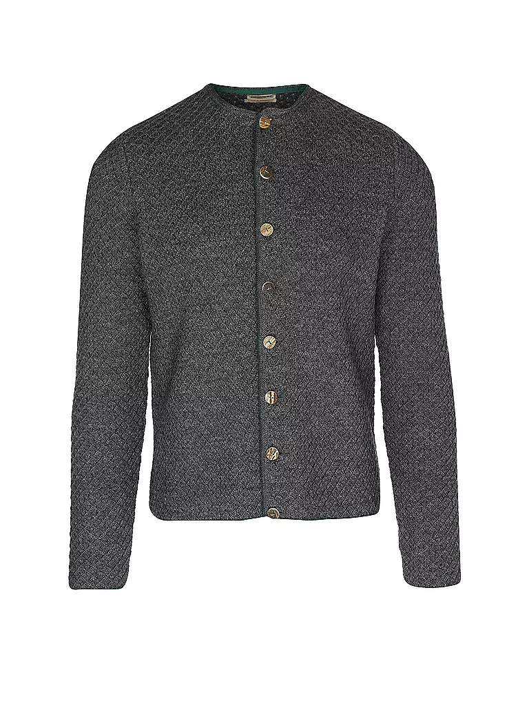 GOTTSEIDANK Trachten Strickjacke XAVER  grau