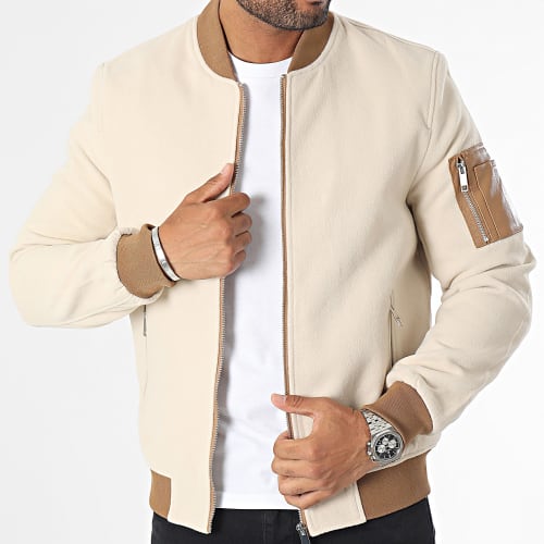Veste Bomber Beige