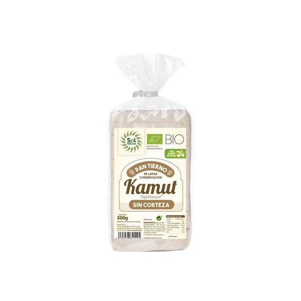 Sol Natural Pão Kamut Macio sem Crosta Bio 300g