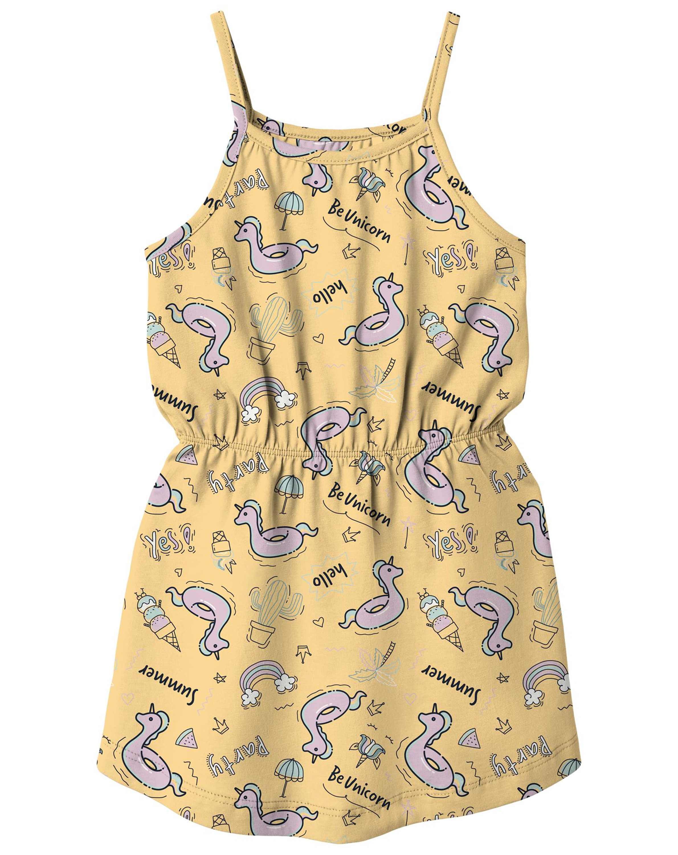 Trägerkleid NMFVIGGA - SWIM in golden haze