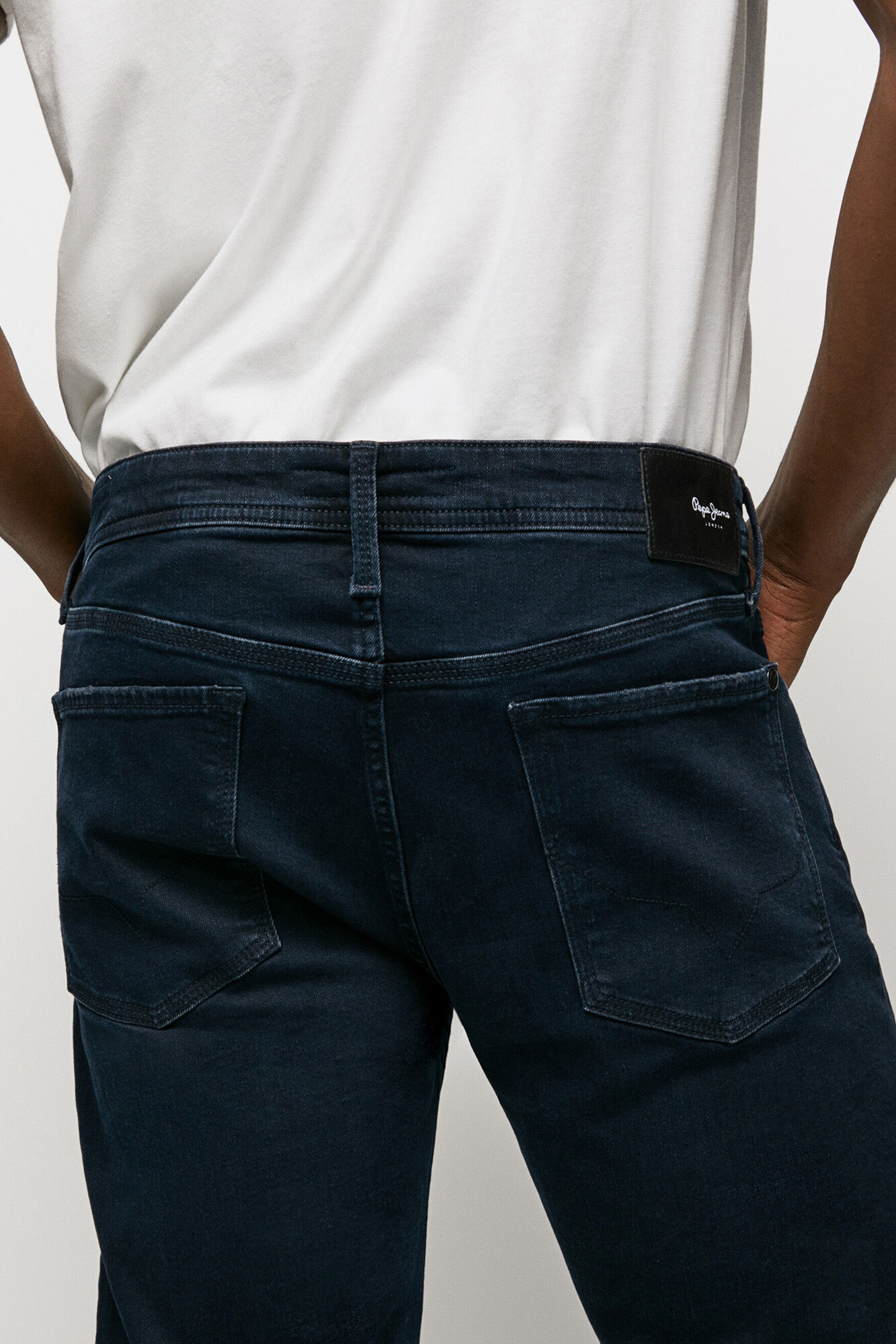 Calça jeans masculina slim fit