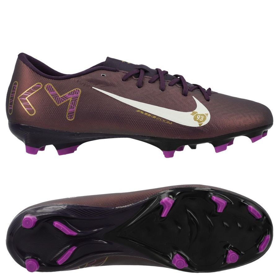 Nike Air Zoom Mercurial Vapor 16 Academy MG Mbappé Personal Edition - Violet/Blanc