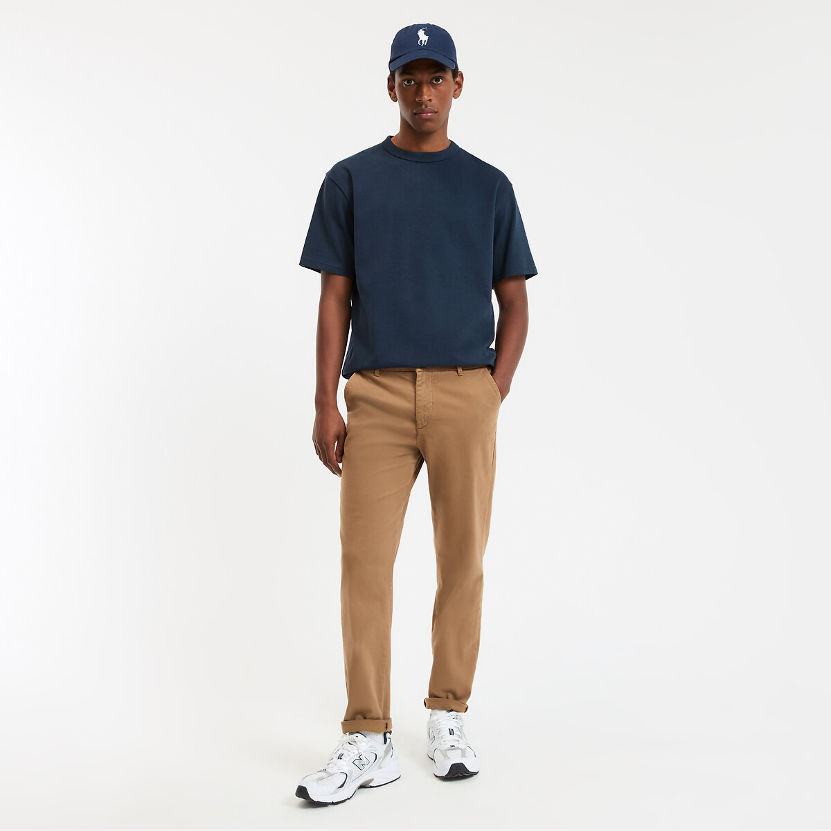 COLEÇÕES LA REDOUTE<br>Cuecas chino regulares, Assinatura FRANÇOIS